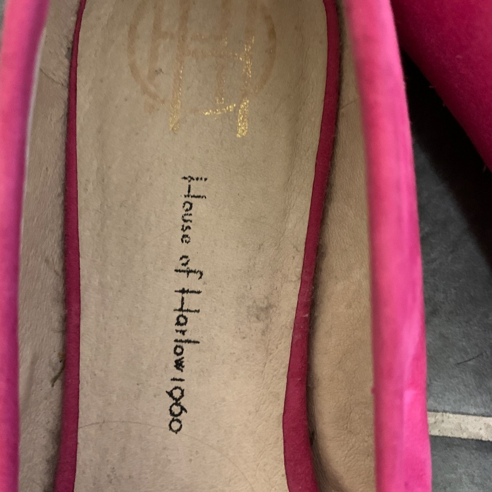 Pink Suede Flats - Picture 4 of 5